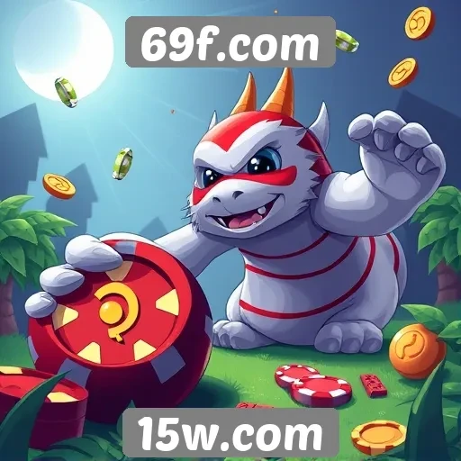 Diversidade de jogos oferecidos no site 69f.com